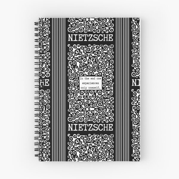 Item preview, One EXPERIENCES only oneself quote by Nietzsche designed and sold by alicekoko.