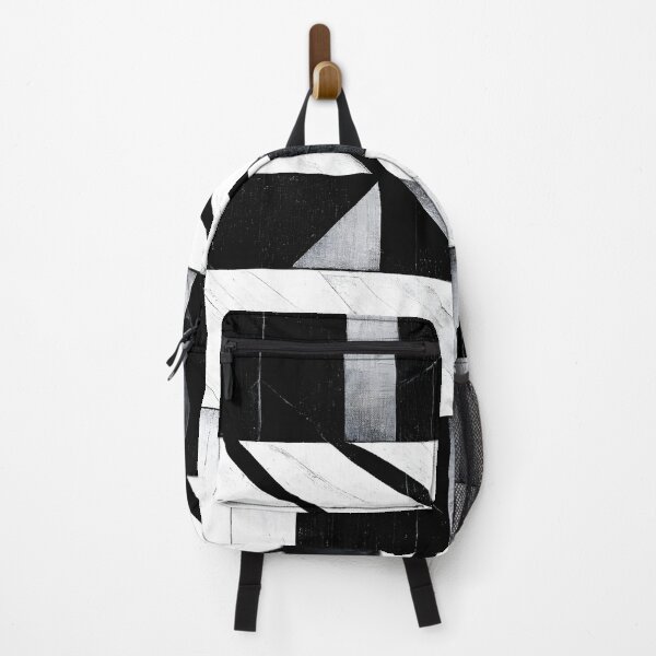 Item preview, Black and White Textured Grid designed and sold by samjoule.