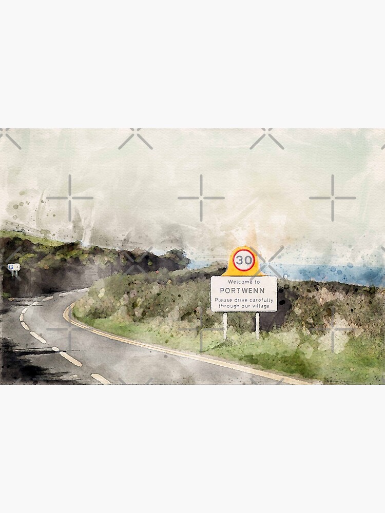 "Portwenn Cornwall Doc Martin" Sticker for Sale by