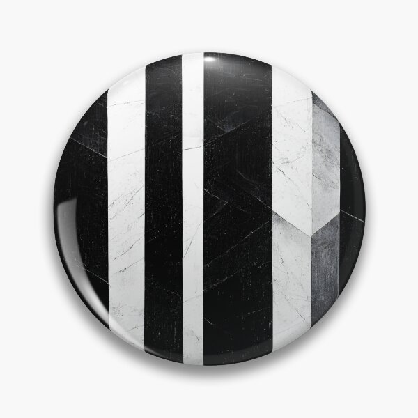 Item preview, Black and White Textured Vertical Stripes designed and sold by samjoule.