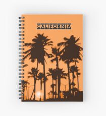 California - Sunset in the USA Spiral Notebook