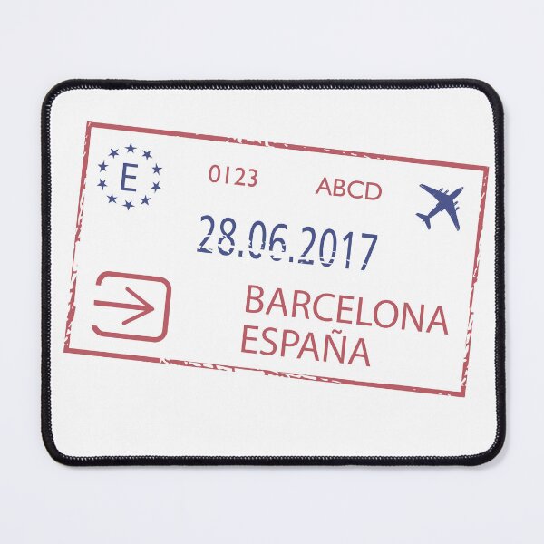 Item preview, Barcelona Airport Stamp designed and sold by royumi.