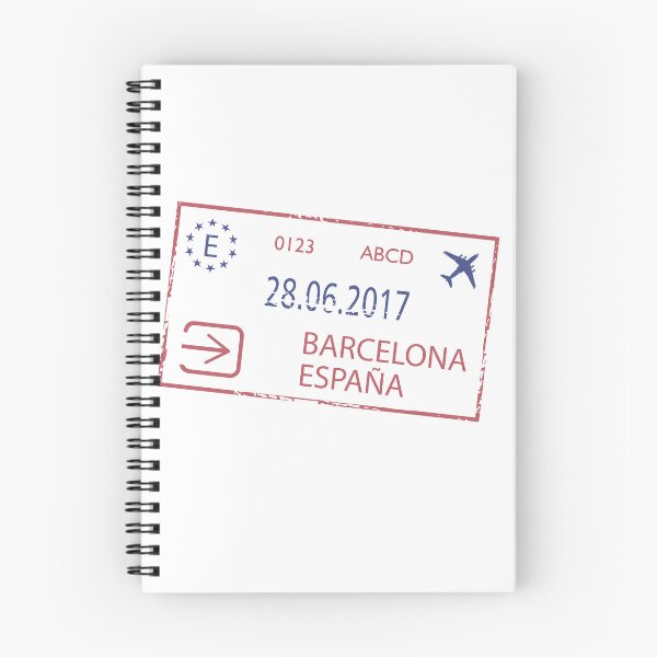 Artikelvorschau, Barcelona Airport Stamp entworfen und verkauft von royumi.