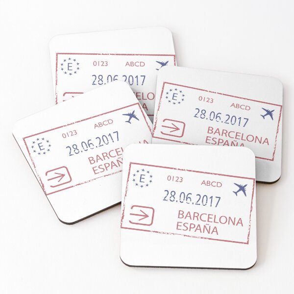 Item preview, Barcelona Airport Stamp designed and sold by royumi.