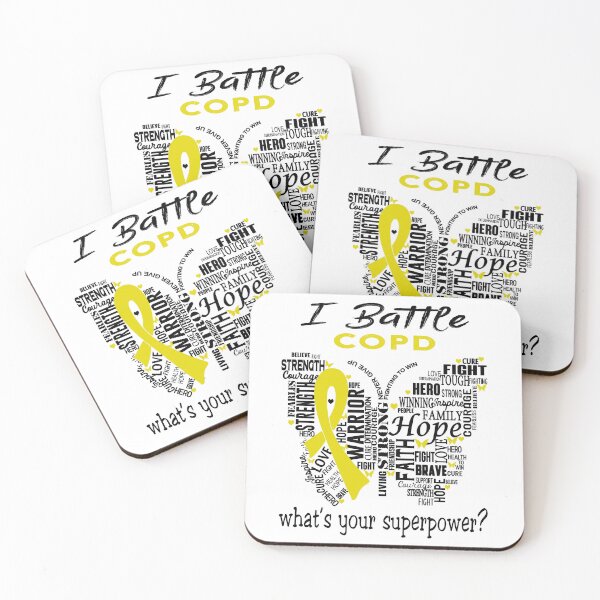 Item preview, COPD Warrior - I Battle COPD What is your Superpower? designed and sold by KirstybShop.