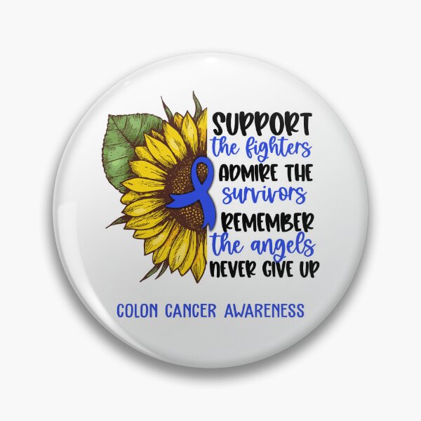 Item preview, Colon Cancer Awareness - Support the Fighters Admire the Survivors Remember the Angels Never Give Up designed and sold by whlrcheryl.
