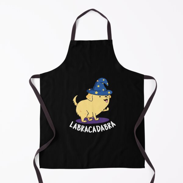 Item preview, Labra-cadabra Funny Labrador Dog Puns (Dark BG) designed and sold by punnybone.