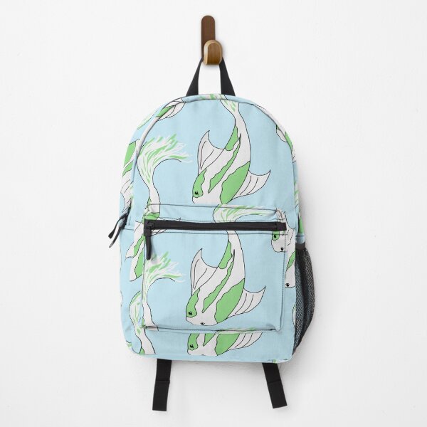 Item preview, green and white koi fish designed and sold by alisadesigns.