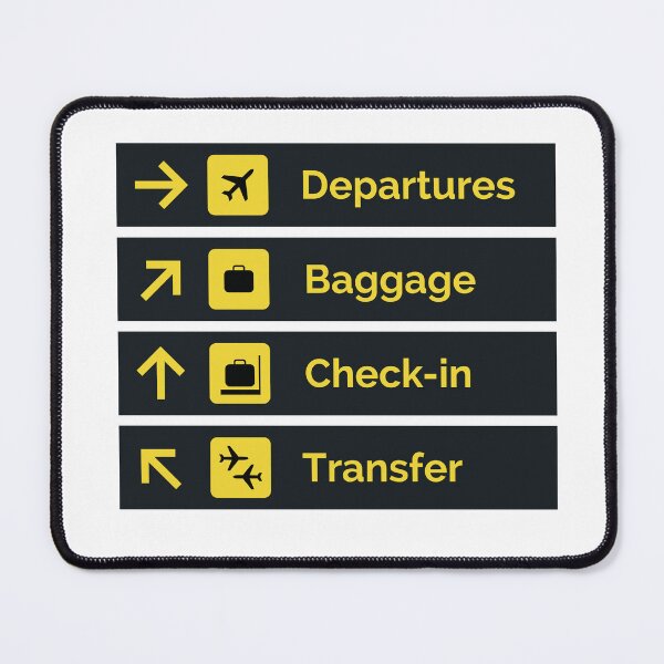 Item preview, Airport Signs designed and sold by royumi.