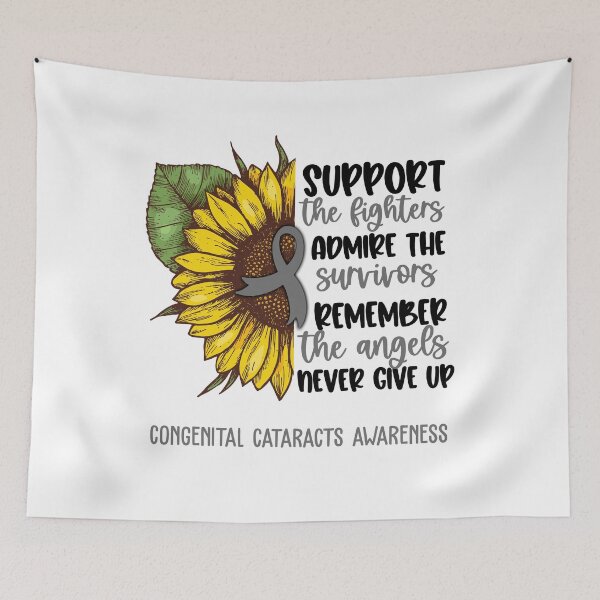 Item preview, Congenital Cataracts Awareness - Support the Fighters Admire the Survivors Remember the Angels Never Give Up designed and sold by whlrcheryl.