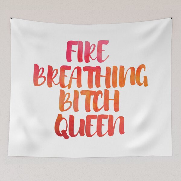 Item preview, Fire Breathing Queen designed and sold by dorothyreads.