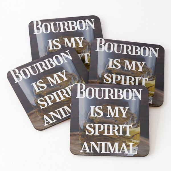 Item preview, Bourbon is my spirit animal, drinking shirt. designed and sold by Pugnaciousprint.