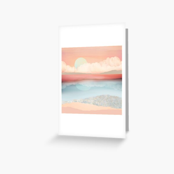 Item preview, Mint Moon Beach designed and sold by spacefrogdesign.
