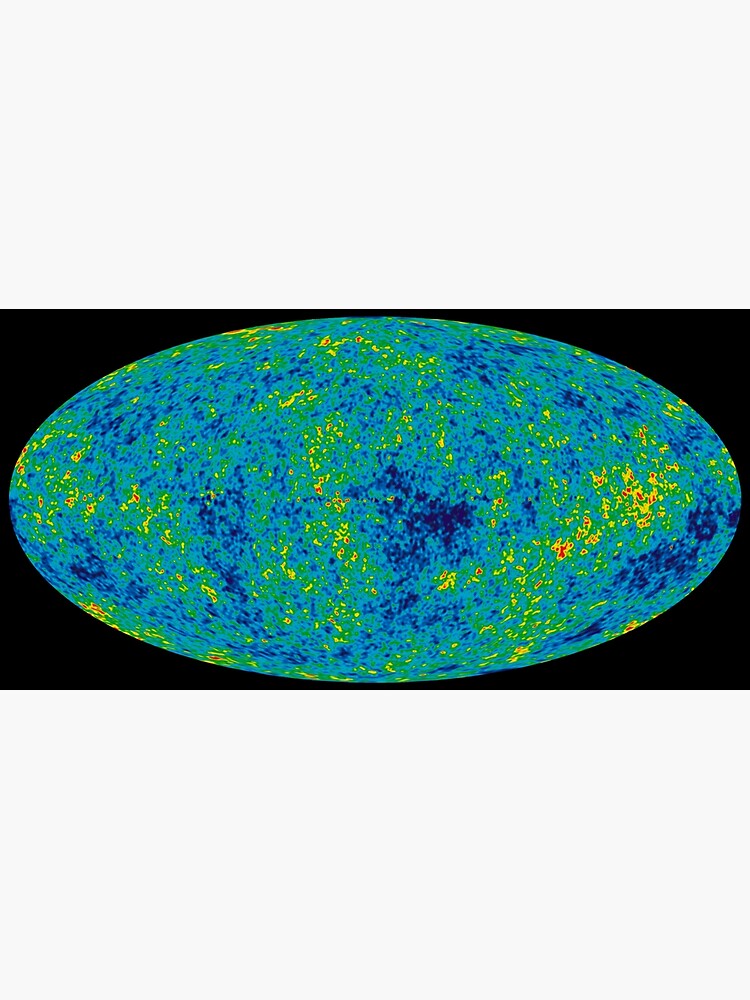 COSMIC. COSMOS. UNIVERSE, SPACE, BIG BANG. Nine Year Microwave Sky, 9 year, WMAP, image of background cosmic radiation. by TOMSREDBUBBLE