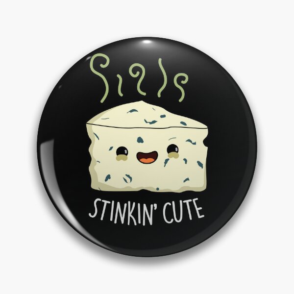 Item preview, Stinkin Cute Funny Cheese Puns (Dark BG) designed and sold by punnybone.