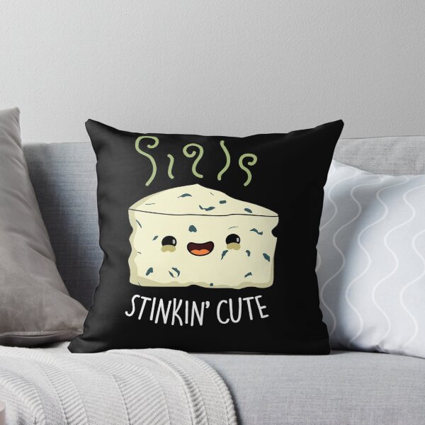 Item preview, Stinkin Cute Funny Cheese Puns (Dark BG) designed and sold by punnybone.