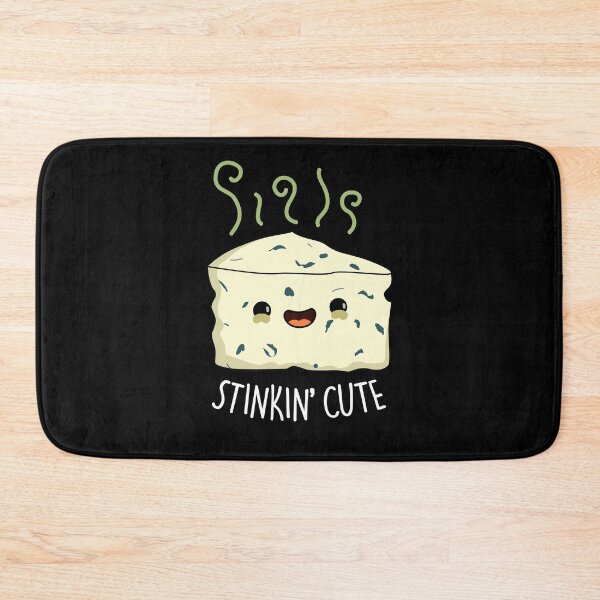 Item preview, Stinkin Cute Funny Cheese Puns (Dark BG) designed and sold by punnybone.