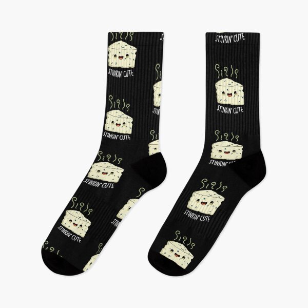 Item preview, Stinkin Cute Funny Cheese Puns (Dark BG) designed and sold by punnybone.