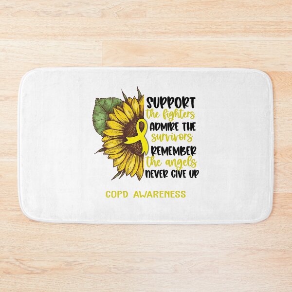 Item preview, COPD Awareness - Support the Fighters Admire the Survivors Remember the Angels Never Give Up designed and sold by whlrcheryl.