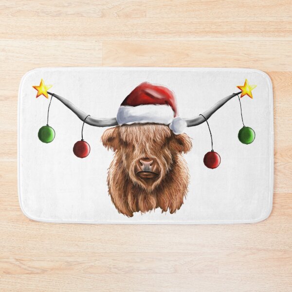 Item preview, Have a Merry Hielan Coo Christmas designed and sold by fuzzydragons.