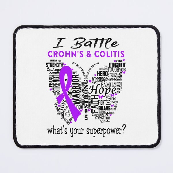 Item preview, Crohn's & Colitis Warrior - I Battle Crohn's & Colitis What is your Superpower? designed and sold by KirstybShop.