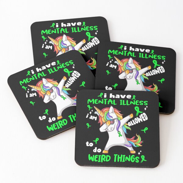 Item preview, Mental Illness Awareness Funny I have Mental Illness i'm allowed to do Weird Things! designed and sold by JanetShop809.