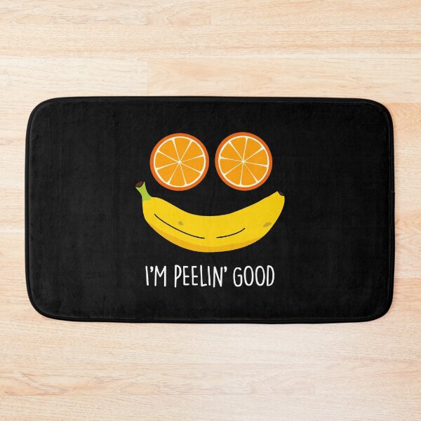 Item preview, I'm Peelin Good Funny Fruit Puns (Dark BG) designed and sold by punnybone.