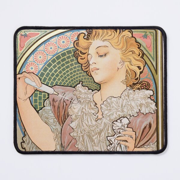 Item preview, Lance Parfum Rodo Advertising Vintage Art Nouveau by Alphonse Mucha designed and sold by TeeARTHY.