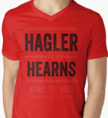 Hagler vs Hearns Men's V-Neck T-Shirt