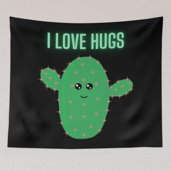 Item preview, I Love Hugs, Cactus. designed and sold by Bumpulous.