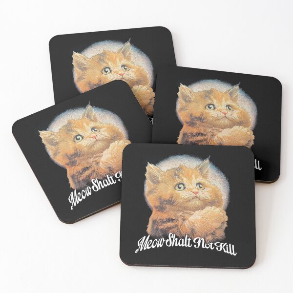 Item preview, meow shalt not kill designed and sold by Bethemostbeauti.