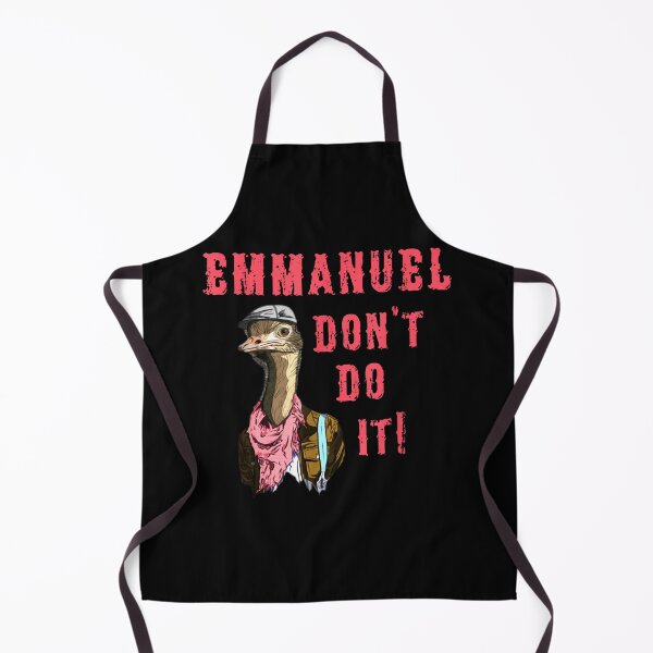 Item preview, Emmanuel don’t do it! Funny Ostrich designed and sold by JACK034.