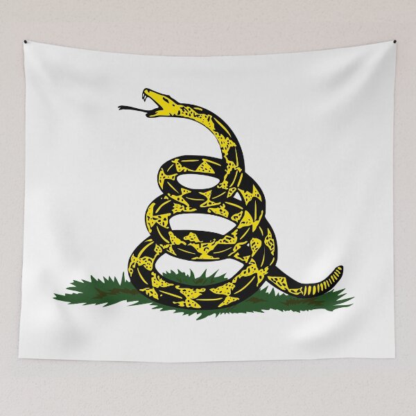 Item preview, Don't Tread On Me - Gadsden Flag Snake - Yellow designed and sold by v3services.