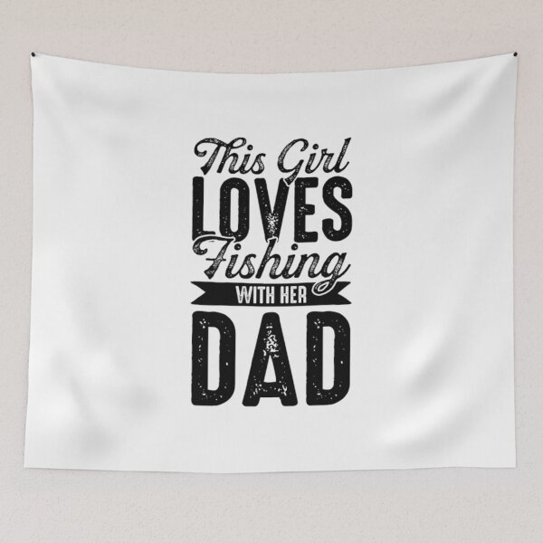 Item preview, dad daughter child fishing fishing designed and sold by SoSuck.