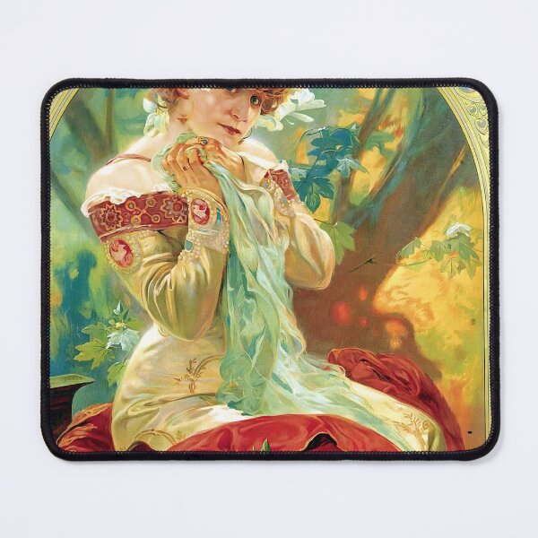 Item preview, Lefevre-Utile Sarah Bernhardt  Vintage Art Nouveau by Alphonse Mucha designed and sold by TeeARTHY.