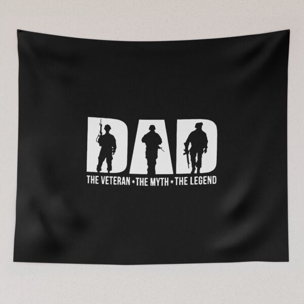 Item preview, dad the veteran the myth the legend veteran father designed and sold by SoSuck.