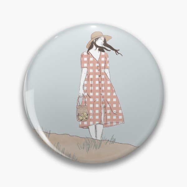 Item preview, Summer Coastline Beach Cottagecore Fashion Illustration designed and sold by IllustrativeJoy.