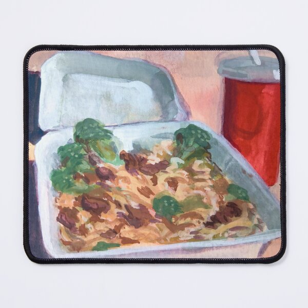 Item preview, chow mein in gouache designed and sold by stark-illus.