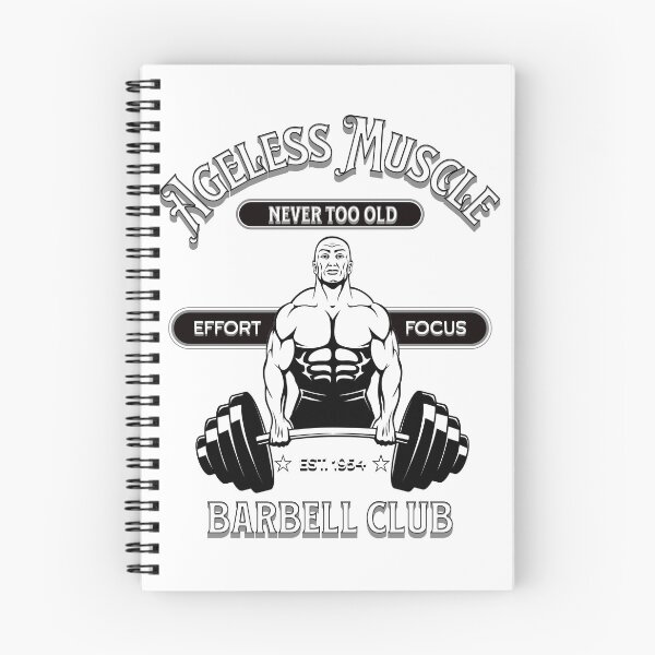 Item preview, Ageless Muscle Barbell Club: Never Too Old designed and sold by agelessfitfreak.