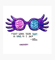 Luna Lovegood Quote Photographic Print