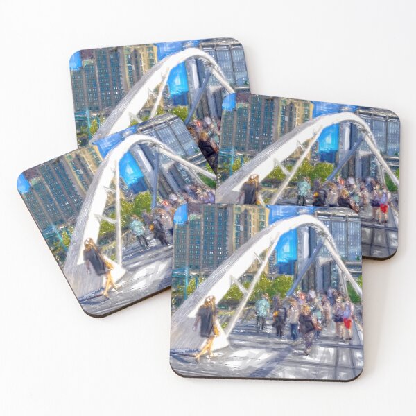 Item preview, Arch Bridge Across the Yarra - Marker Art designed and sold by Steven Jodoin.