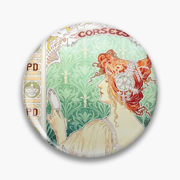 Item preview, Manufacture Royale De Corsets  Vintage Art Nouveau by Alphonse Mucha designed and sold by TeeARTHY.