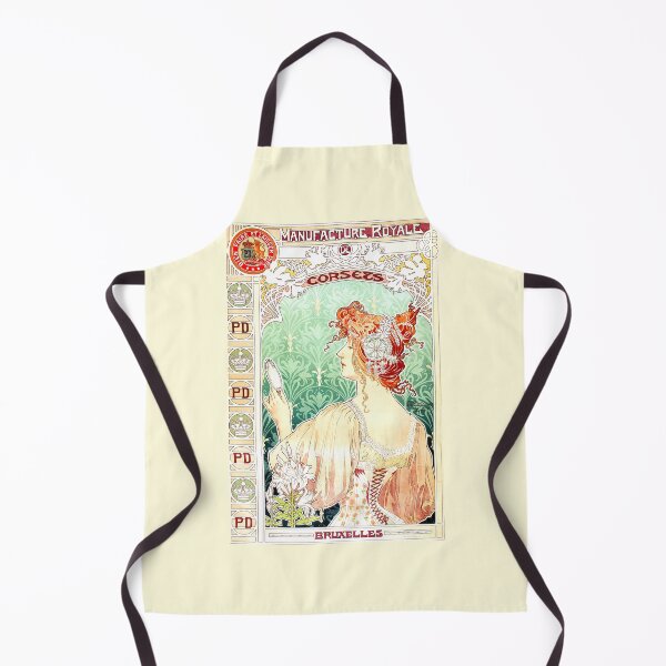 Item preview, Manufacture Royale De Corsets Vintage Art Nouveau by Alphonse Mucha designed and sold by TeeARTHY.