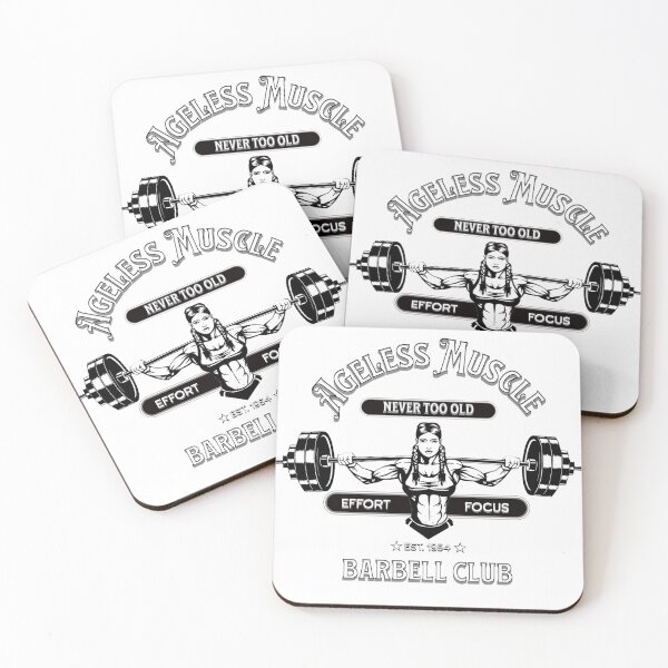 Item preview, Ageless Muscle Barbell Club: Never Too Old designed and sold by agelessfitfreak.