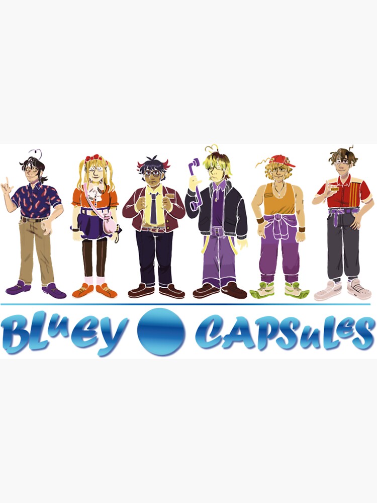 Bluey capsules - Blueycapsules - Posters and Art Prints