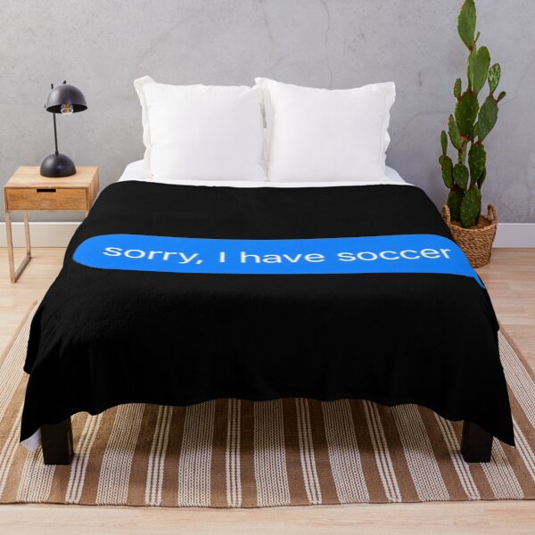 Item preview, Sorry I Have Soccer Text Message Black - Funny Gym designed and sold by GymWearDepot.