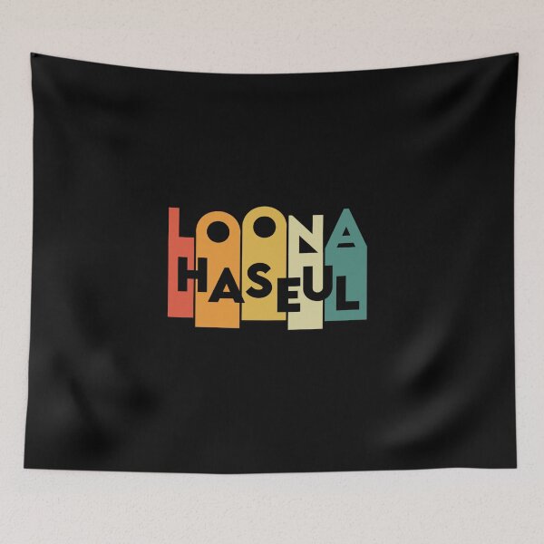 Item preview, LOONA Haseul Retro Typography  designed and sold by AliffStudio.