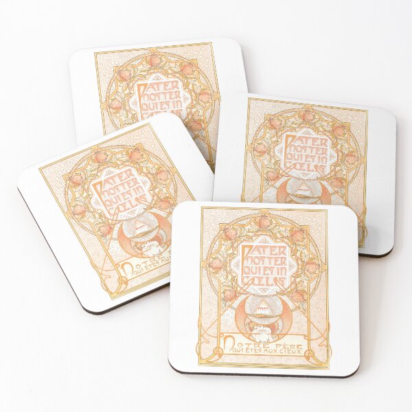 Item preview, Pater Noster Vintage Art Nouveau by Alphonse Mucha designed and sold by TeeARTHY.