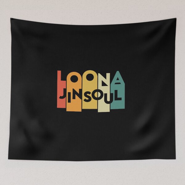 Item preview, LOONA Jinsoul Retro Typography  designed and sold by AliffStudio.