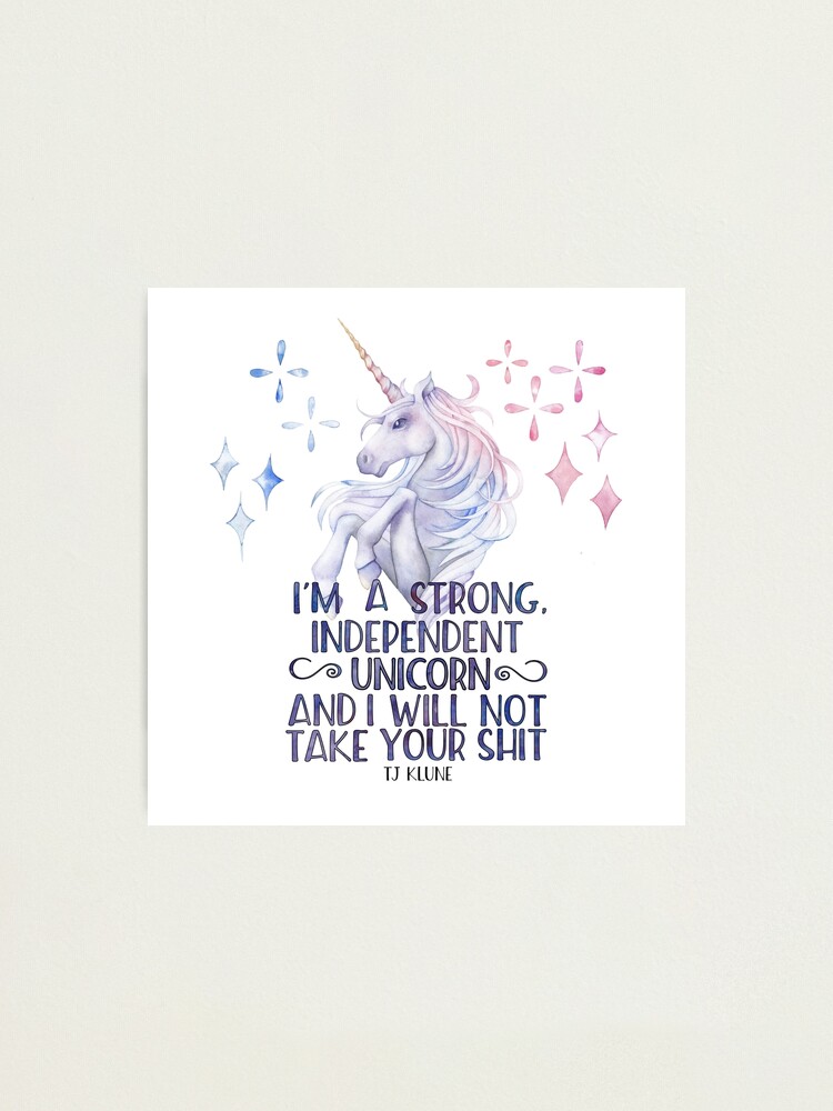 I am a strong independent unicorn - The lightning struck heart